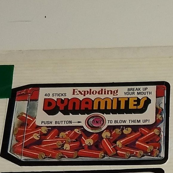 3/$25 Vintage 70s Wacky Pack rude funny large stickers x3 - Picture 2 of 4